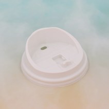 [롱개폐형]10/13온스/ 테이크아웃커피컵뚜껑/백색 1 000개