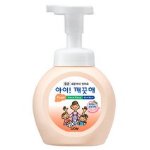 아이깨끗해 용기 (복숭아) 250ML, 옵션1 - 기본포장 (박스or비닐포장) (+0원)