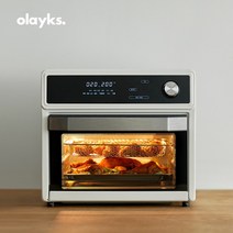 가정용 컨벡스오븐 미니 올인원 에어프라이어 15L 25L제과 제빵 베이킹 오븐 전기 업소용, 화이트 25L