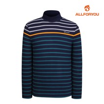 [올포유] 남성 줄무늬 하이넥 티셔츠 AMTHI3108-915_G