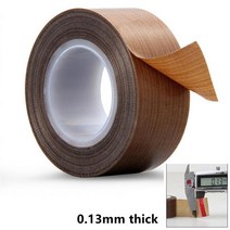 10M 고온 테이프 300 학위 천으로 온도 단열 방수 접착 PTFE 씰링 기계 자기, [01] 0.13mm, [04] 13mm, 01 0.13mm_04 13mm