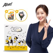 [어버이날선물] 얼라이브 원스데일리 50+ (60T) 얼라이브 쇼핑백, 2개