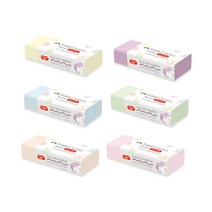 파버카스텔 더스트프리 마카롱 지우개 낱개, 랜덤발송(퍼플/블루/그린/옐로우/피치/핑크)