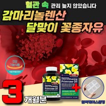 감마리놀렌산 달맞이꽃종자유 비타민E 캐나다직수입 혈행개선 콜레스테롤 개선 생리전 생리후 증후군 갱년기영양제 식물성캡슐 고함량 HDL LDL 면역 항산화 여성 여자 아내 선물