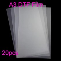 epson l1800 dtf 프린터용 모든 dtf 프린터용 20pcs a3 필름 dtf, 20pcs dtf 필름