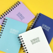 PP 스프링 유선 메모 컬러 수첩 미니수첩 메모장 유선수첩 무지수첩 수첩 스프링수첩 11724 메모장 미니수첩 포켓수첩 핸디수첩 메모 메, 랜덤