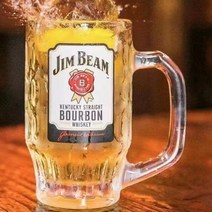 산토리 가쿠빈 짐 빔 위스키 하이볼 잔 2개 세트, F. 타입 짐빔 380ml 2세트