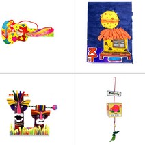 유치원 전통 의식주 장승 만들기 4종세트 강의교구 추석 종이공예 도서관 명절 설날