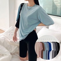 아이스 쿨 텐셀 반팔 티셔츠 10color / 여름 국민티 / 빅사이즈 박스티 / 국내생산