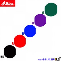 도장 잉크패드(단색) P-0532(R-532-7) shiny TAIWAN, 보라, 1개