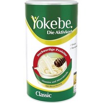 Yokebe Classic - Diet Shake for Weight Loss - Gluten-Free and Vegetarian - Meal Replacement for Weig, 500 g (1er Pack)