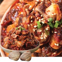 국내산 벌교 양념 꼬막장(120gX13통)자연산 통꼬막 비빔밥 무침 죽 비빔면 계란찜 부침