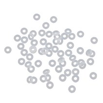 클리어 실리콘 고무 스토퍼 스페이서 비드 브레이슬릿을위한 링 위치 링., 3mm