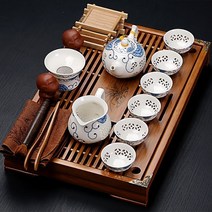 Old Wangge 중국 전통 자사호 도자기 다도세트 다기세트 효리네 민박, 4.6색다기+연갈색, 1개