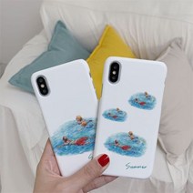 [가방팝] 다움그림 여름수영장 하드케이스 휴대폰케이스 핸드폰