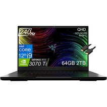 레이저 프로 17 17.334 QHD 240Hz12세대 Intel Core i9-1290H 64GB DDR5 RAM 2TB PCle SSD GeForce RTX 3070 Ti 8G