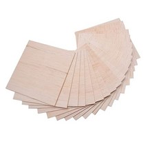 발사 나무 시트 접시 모델 공예 Diy 하우스 선박 항공기 100mm X 1.5mm 10 개, 01 10pcs