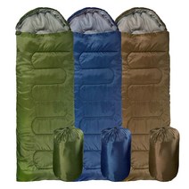 솔리베리 동계 캠핑 침낭 이불 경량 페더다운 백패킹 겨울 군용 사계절 침낭 SB-SV01, 침낭블루 1300g