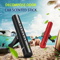 car air freshener clip 향수 리필 디퓨저 에센셜 오일 parfum 장식 새 차 냄새 향수 스틱 자동 향기 스타일링, 검은색과 1개의 리필