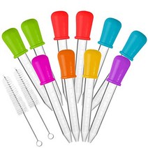 캐비어메이커 스트레이너 캐비어요리 10 pcs 액체 점적기 amp 2개의 브러시 실리콘