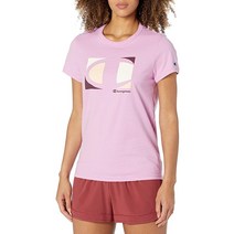 챔피온 여성용 티셔츠 Hush Pink. Medium