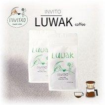 인비트로 사향고양이 커피 루왁 커피 원두 드립백, 굵은 분쇄, 500g, 1개