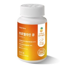 바이탈나인 브로멜라인 큐, 4개, 60정