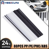 10 40 80PCS 플라스틱 용접기 스틱 키트 PP PE PVC ABS 용접 메쉬 수리 납땜 도구 범퍼, 08-40PCS PVC