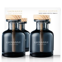 지오바니 차량용 디퓨저 150ml x 2종 세트, 1세트, 시크릿가든