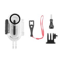 액션캠대여 초미니무선카메라 바디캠 Insta360 GO 2 용 실리콘 보호 커버 긁힘 방지 먼지 케이스 GO2 슬리브 카메라 액세서리, Waterproof Case