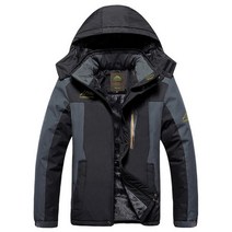 겨울 스키복 바람막이 방수 스노우보딩 세트 아웃도어 플리스 따뜻한 스키 재킷 팬츠 남자용 플러스 사이즈, Asian 9XL EUR 7XL, 1pc(only jacket)2