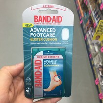 Band-Aid Advanced Footcare Blister Cushions 밴드에이드 풋케어 블리스터 5개입x2팩, 5개입