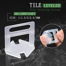 300-1200 개 타일 레벨링 시스템 DIY 레벨러 스페이서 건설 도구 벽 바닥 세라믹 놓기 클립, 13 2.5MM 300Pcs