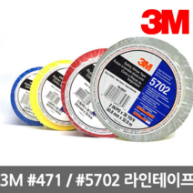 오너클랜 3M 라인테이프 471 1ea 50mm x 33m, 그린