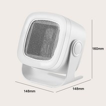 전기 따뜻한 공기 기계 400-800W PTC 세라믹 난방 90 ° 광각 공급 순환 바람 흐름 열풍 송풍기, 01 WHITE_02 110V US Plug