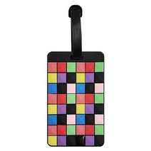 여행 캐리어 러기지 실리콘 패턴 네임 택 태그 사각형_230330EA