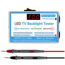 접지 진단 테스터기 체크 다목적 LED 램프 TV 백라이트 테스터 비즈 측정 도구, 01 Type 1_01 EU 플러그