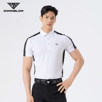 기타브랜드 다운블로우 남성 봄 여름 골프웨어 메쉬 반팔 티셔츠