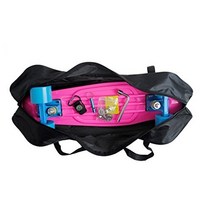 코플레이 2234 블랙 페니 바나나 스케이트보드 캐리 백 핸드백 백팩 스트랩 스케이트보드 없음