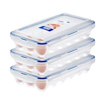락앤락 계란 보관용기 18구 HPL955S2 3p, 혼합 색상