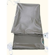 화물차 호로 타포린PVC 방수포, 회색