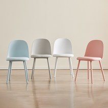 폴인퍼니 듀이 의자 플라스틱 카페 디자인 식탁의자, 듀이PU의자_그레이, 듀이PU체어_그레이