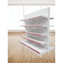 편의점 매대 마트 약국 진열대 선반 조립식 앵글 진열장, 양면 5단 93x80x135 메인프레임, 30개