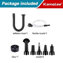 송풍기 대포 블로워 무선 낙엽 청소기 배풍기 브로워 엔진 소형 공업용 환풍기 Kamolee먼지 공기 주입기 5 인 1 다기능 충전식 마키타 18V 배터리 사용, Only Accessories Kit+EU