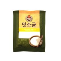 CJ백설 맛소금100g 꽃소금 소금 맛소금 천일염 구운소금, 1