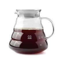 [카페뮤제오] 하리오 클리어 렌지 드립서버 800ml XGS-80TB