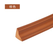pvc 음각선 거실 천장 장식 틈새 스티치 삼각 테두리 접착형 셀프 인테리어 몰딩, 브라운