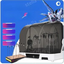 스프레이 부스 건담 도색 피규어, A