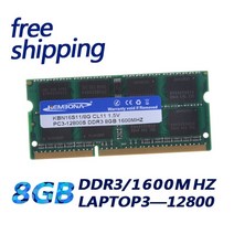 노트북 램 RAM kembona momery 모듈 ddr3 8gb ddr3 8g 1600mhz pc3-12800 macbook mac mini용 so-dimm