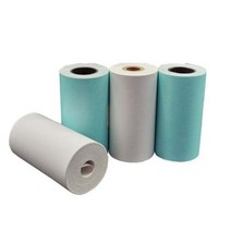 Paperang-P1/P2 POS 기계용 접착 감열 라벨 스티커 57x30mm 사진 인쇄 용지 검정색 글꼴 Peripage A6/A8/P6 196451, 하얀색
